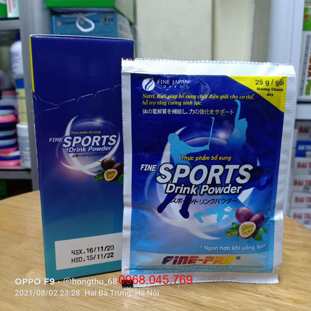 Fine Sport Drink Powder bột pha nước uống bù điện giải của Nhật Bản