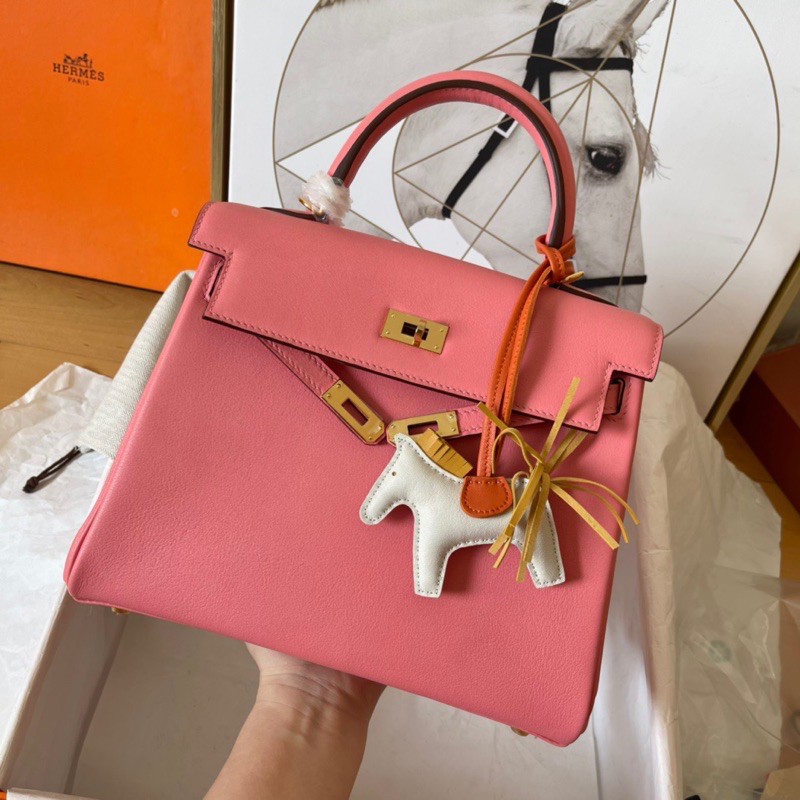 Túi xách nữ Hermes Kelly size 25 HM da thật cao cấp nhiều màu hàng 1-1 vip