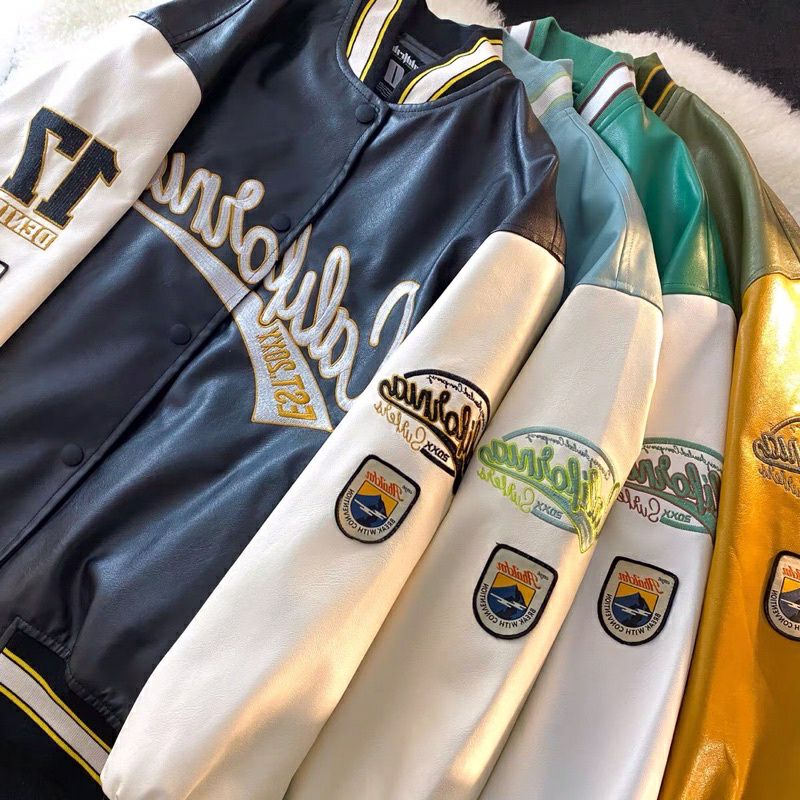 áo khoác da Varsity Jacket hot nhất 2012 hàng Quảng Châu