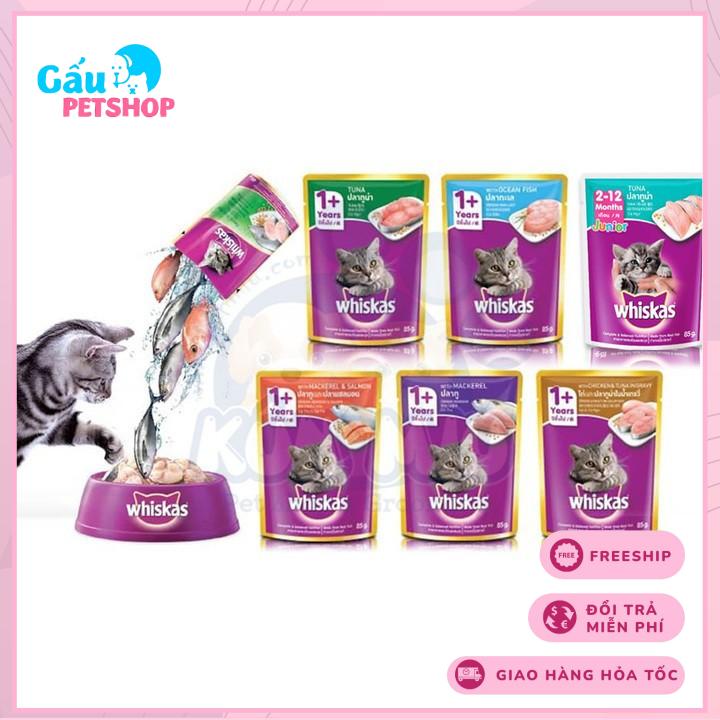 Combo 24 gói pate whiskas mix đủ mùi