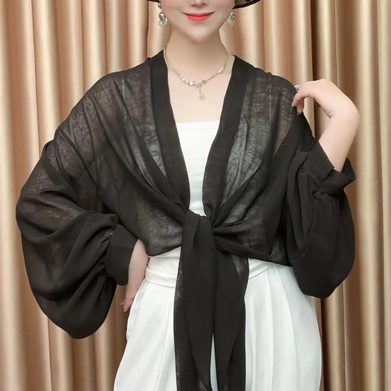 Áo Khoác Mỏng Nhẹ Tay Dài Chống Nắng Thời Trang Mùa Hè Cho Nữ