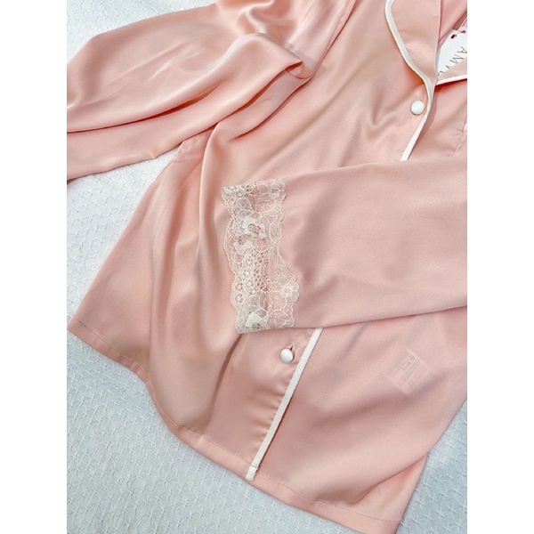 Bộ ngủ dài tay, bộ ngủ lụa cao cấp ⚡️FREE SHIP⚡️ Bộ lụa