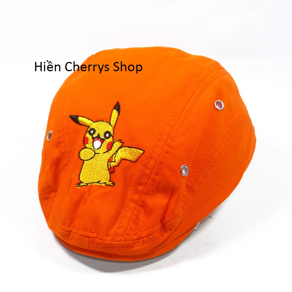 Nón mỏ vịt trẻ em Pokemon &amp; con nhện phong cách năng động cho bé từ1 đến 3 tuổi