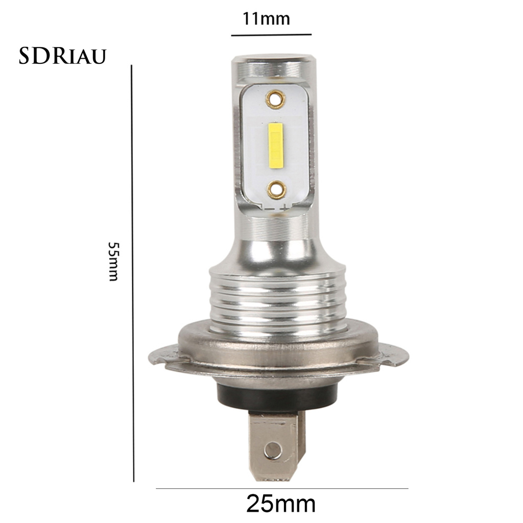 Bộ 2 Đèn Pha H7 Led 30w Ip67 Chống Thấm Nước Cho Xe Hơi