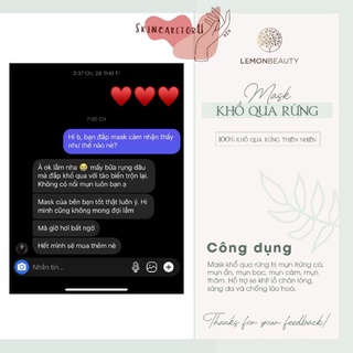 LEMONMASK-BỘT KHỔ QUA RỪNG HANDMADE