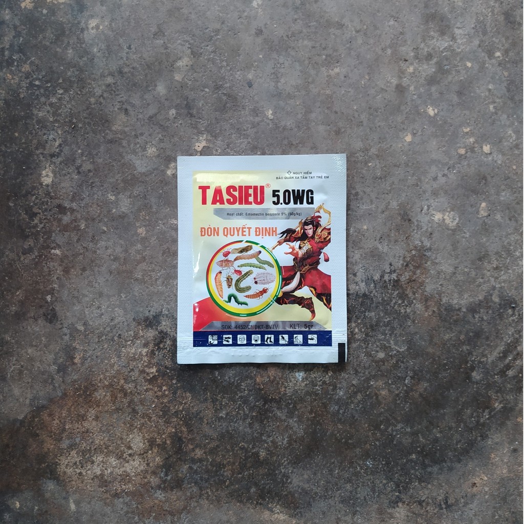 Tasieu 5gr chế phẩm sinh học cho rau màu, hoa kiểng
