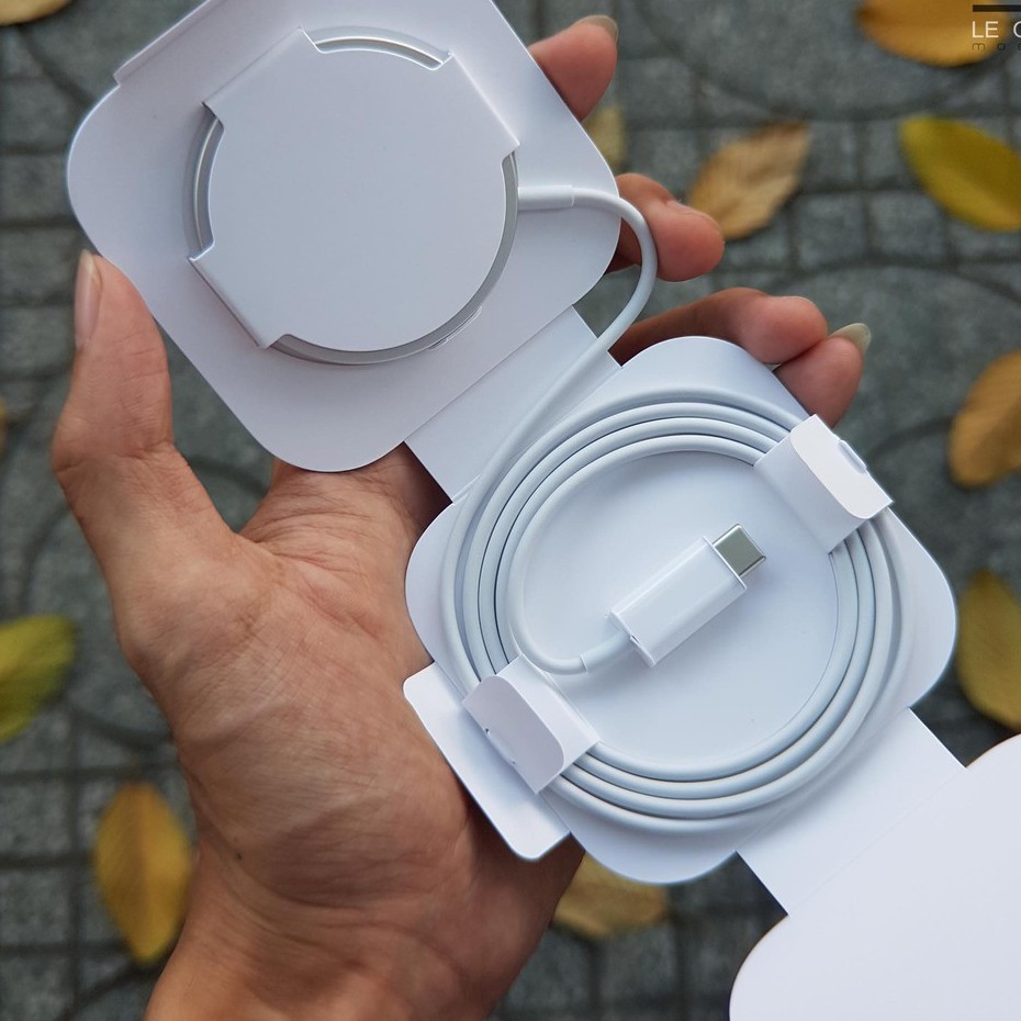 [HÀNG CHUẨN] Sạc không dây Apple MagSafe cho iPhone 12 và các dòng máy hỗ trợ sạc không dây chuẩn Qi