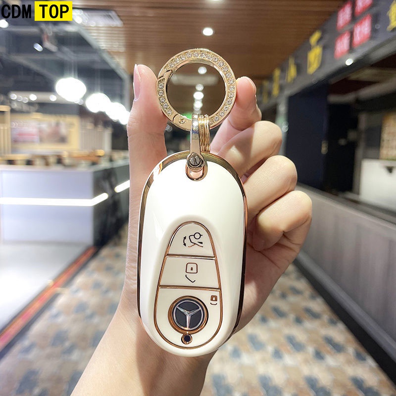 Vỏ Bảo Vệ Chìa Khóa Xe Hơi Mercedes Benz 2021 C Class S Class W223 S350 S400 S450 S500 C200 C260 2021