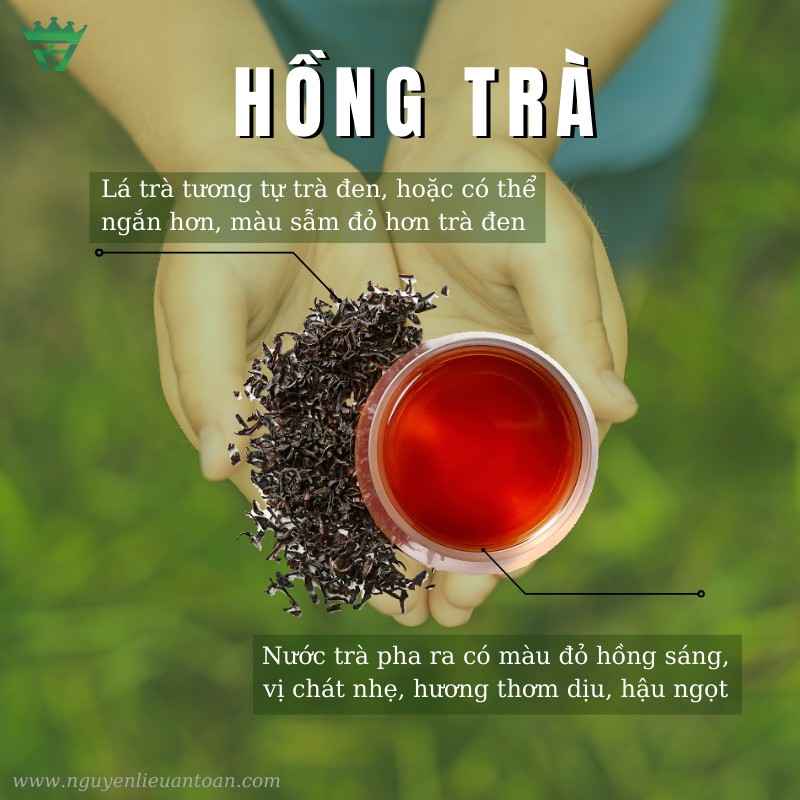 Hồng Trà Bá Tước WECHA, Earl Grey Tea Pha Trà Sữa, Trà tắc, Trà Đào, Trà Trái Cây