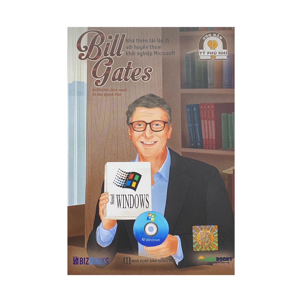 Sách - Bill Gates: Nhà thiên tài lập dị với huyền thoại khởi nghiệp Microsoft ( Bizbooks )