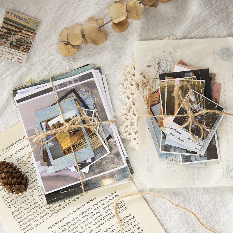 Sticker Decor - Bộ Hình Dán Trang Trí Story of Time Phong Cách Retro