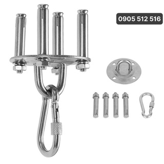 Móc treo võng đu, võng yoga lên trần nhà chịu lực 500kg