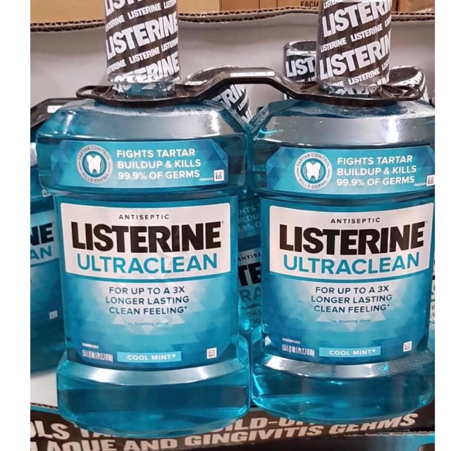 NƯỚC SÚC MIỆNG LISTERINE ULTRACLEAN COOL MINT 1,5L CỦA MỸ