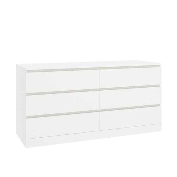 Tủ Đựng Đồ 3 Tầng 6 Ngăn Kéo Dra_002, 160x48x78cm, Hàng Cao Cấp