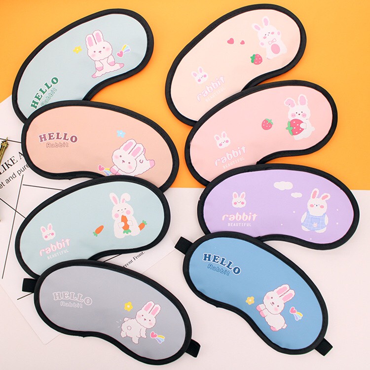 Che Mắt Ngủ Dễ Thương, Bịt Mắt Ngủ Cute Có Gel/ Không Gel Mỏng Nhẹ