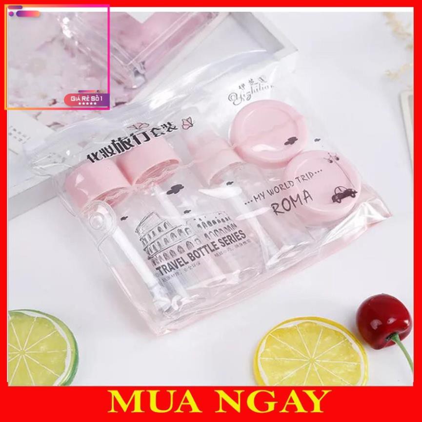 [SALE] Bộ Sang Chiết Mỹ Phẩm Mini Hàn Quốc Tiện Ích Cao Cấp