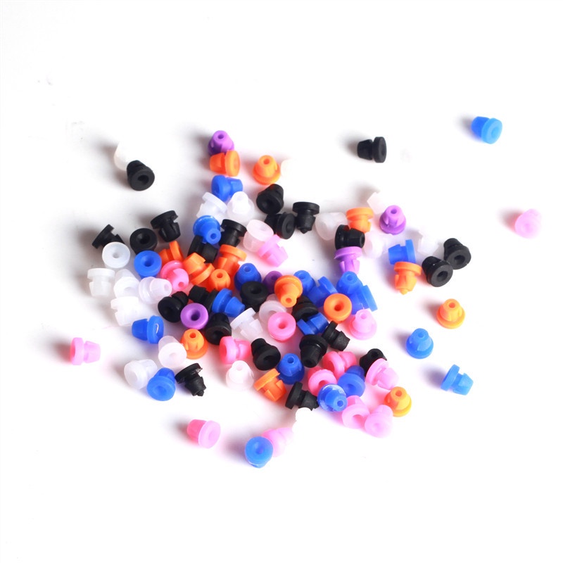 Set 100 Đệm Kim Xăm Hình Chữ T Bằng Silicon Mềm Nhập Khẩu