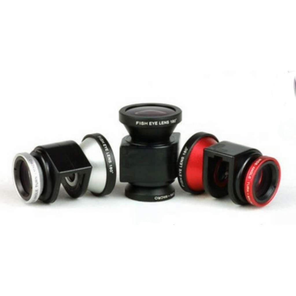 Bộ ống kính với 3 hiệu ứng trong 1 lens kẹp