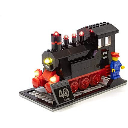 Lego 40370 Steam Engine 40 Years Exclusive - Động cơ hơi nước độc quyền 40 năm