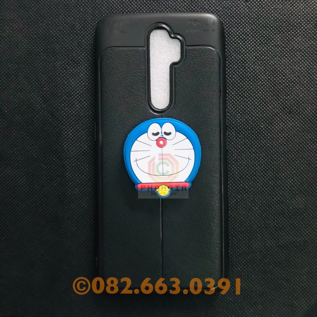 Ốp lưng Oppo A5 2020/ A9 2020 dẻo đen có chân chống xem phim (ngẫu nhiên iring)