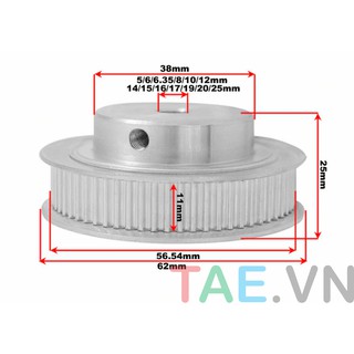 Pulley 3M 60 Răng
