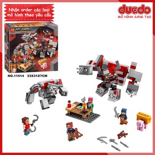 LEGO MINECRAFT 21163 Đại chiến Đá Đỏ