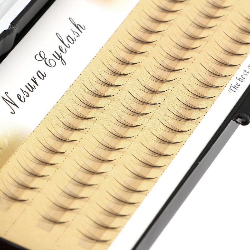 [Hàng mới về] Lông mi giả màu đen 5D 0.07 C dài 8-12mm làm đẹp hiệu quả