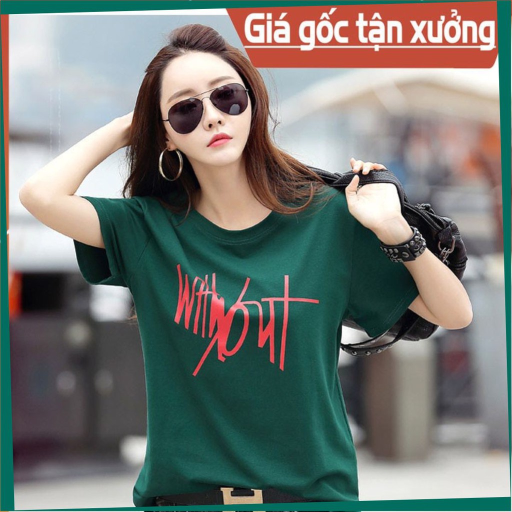 Áo Phông Nữ FREESHIP Áo thun nữ tay ngắn chất đẹp, thun cotton, mịn, mát, sành điệu in chữ Mã: S34