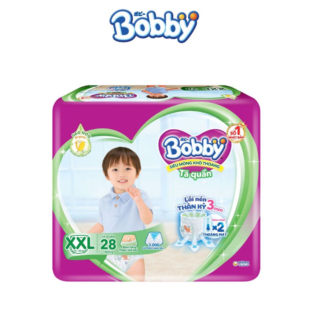 [GIFT] Tã quần Bobby XXL28