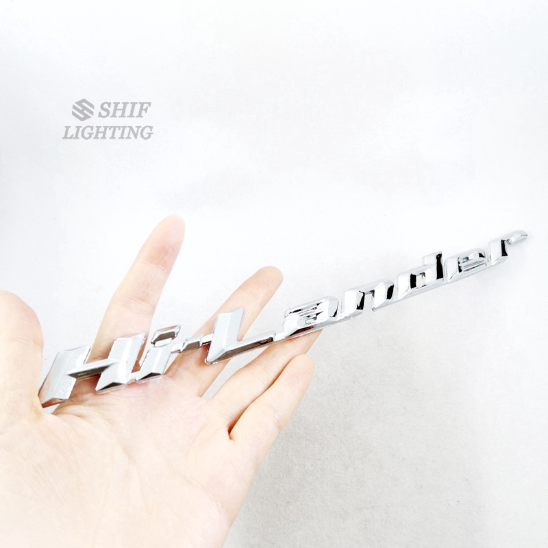 1 x Nhãn Dán Logo Bằng Crom Hi-Lander HILANDER Cho Xe Hơi TOYOTA