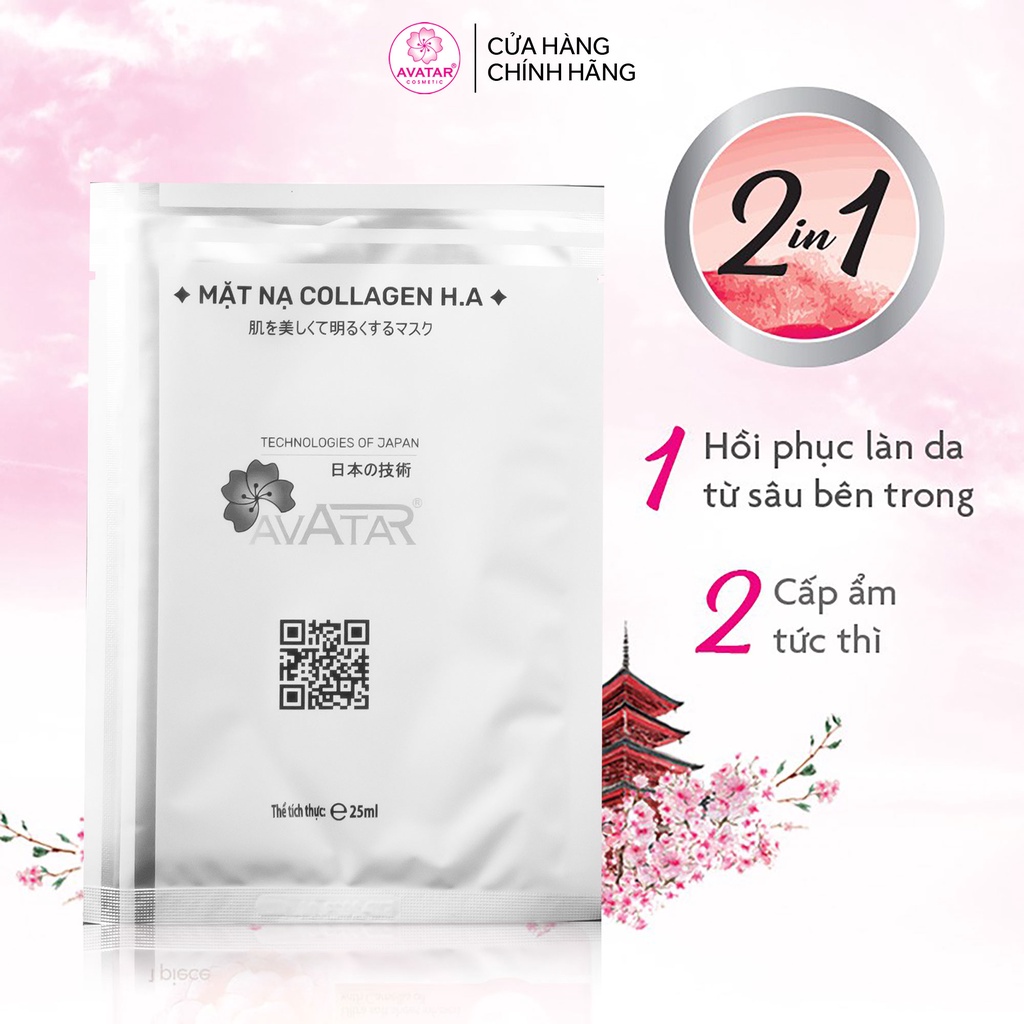 [GIFT] Mặt nạ collagen AVATAR siêu dưỡng da chống lão hóa hộp 5 miếng