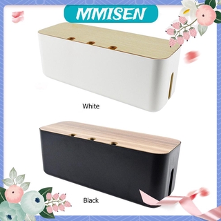 Home Desktop Network Line Bin Cable Storage Box Charger Socket Organizer