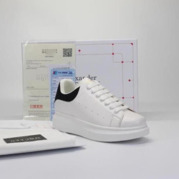 [Video Tận Cảnh - FREE SHIP] 🔥Giày thể thao sneaker🔥 MCQ gót nhung đen full box MET1 V.Q Sneaker | BigBuy360 - bigbuy360.vn