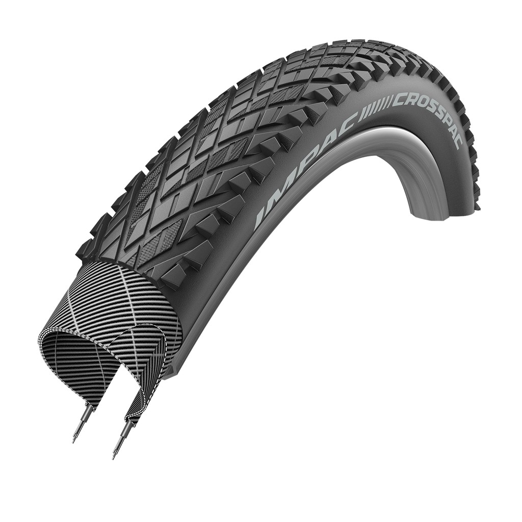 [CHÍNH HÃNG] Vỏ/ Lốp xe đạp không gấp Impac Crosspac Tire 24&quot; x 2.00 (1 cái)