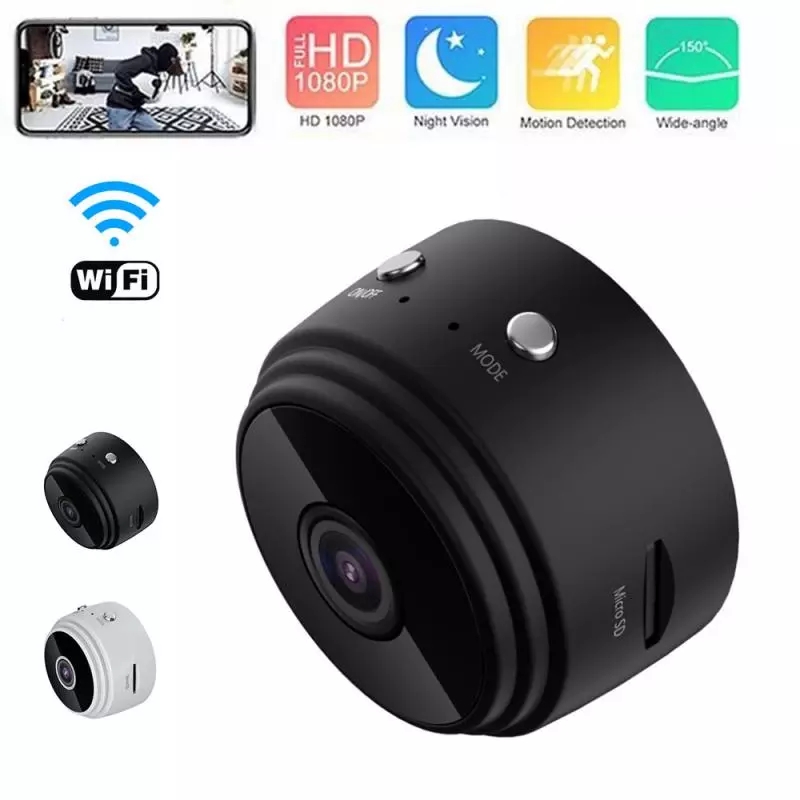 Camera không dây A9 Mini WiFi với màn hình xoay 360 độ CCTV/1080P° Giá đỡ máy ảnh chuyên dụng