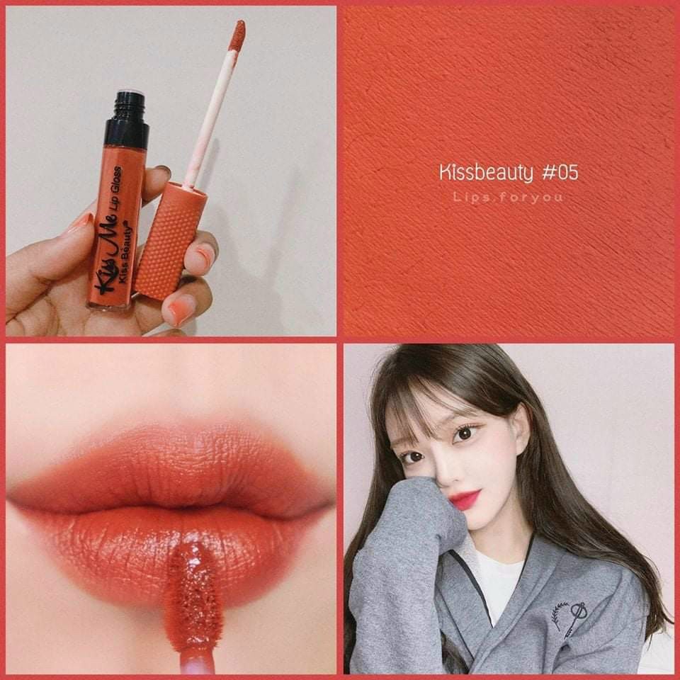 💕💕SHOPEE TRỢ GIÁ💕💕 Set Son Kem 6 Cây Kiss Me Lip Gloss Cực Hot