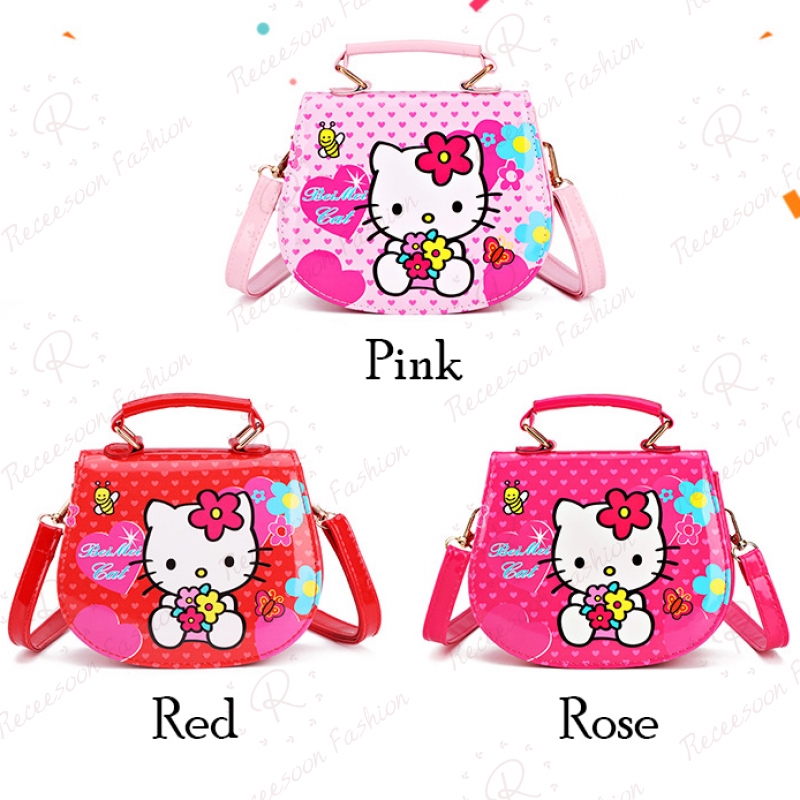 Túi đeo chéo hình Hello Kitty cho bé gái