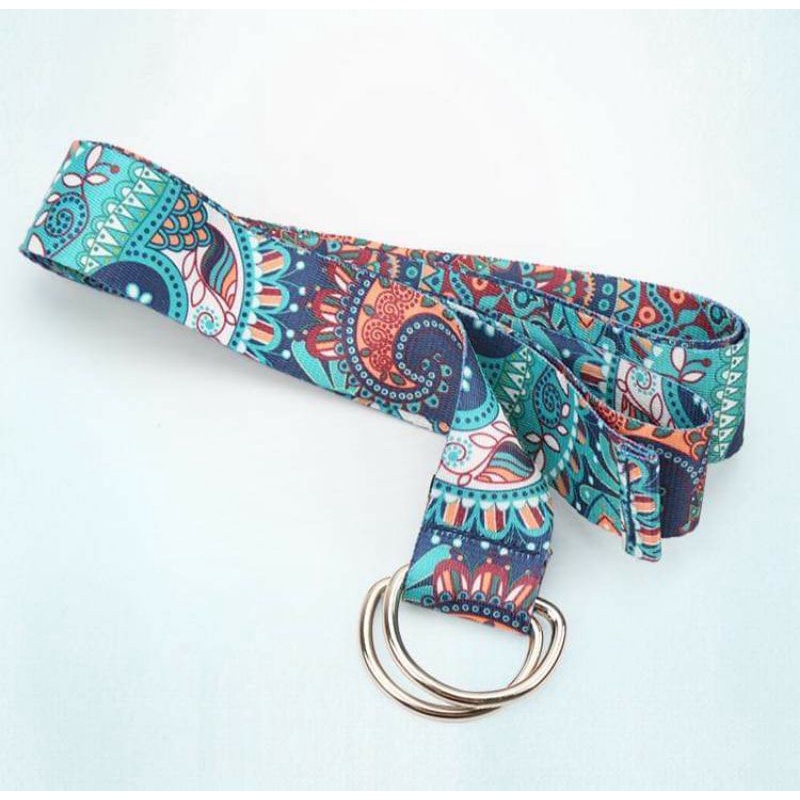 DÂY ĐAI  TẬP YOGA HOA VĂN CAO CẤP DÀI 2,5M