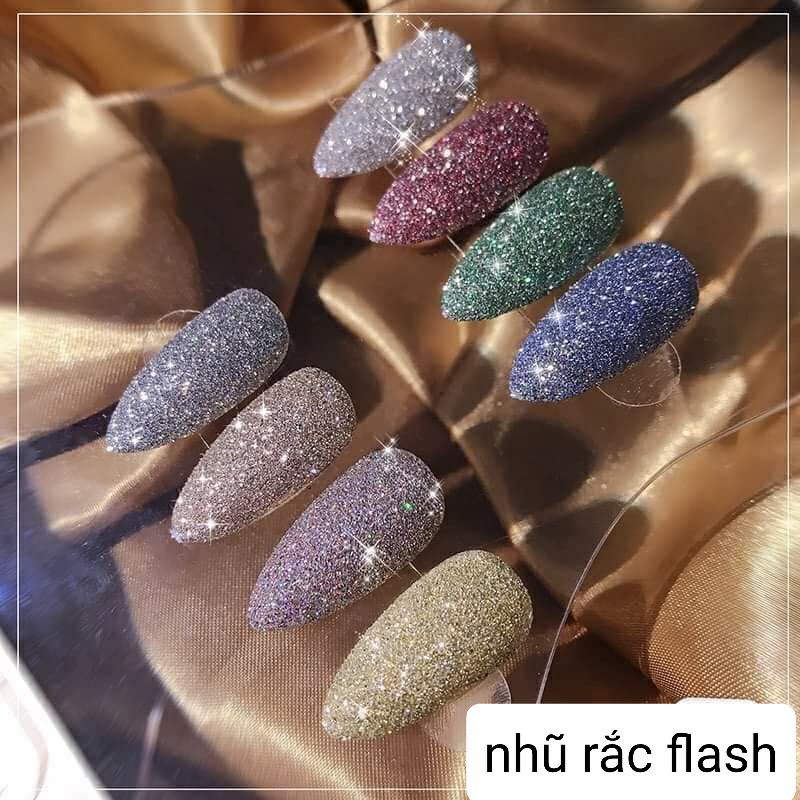 Set nhũ rắc flash siêu sáng,nhũ rắc kim cương hottrend