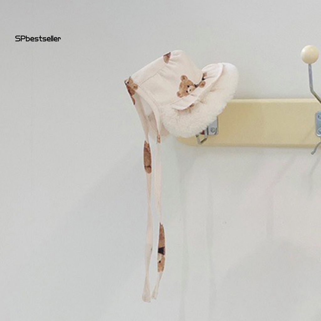 Mũ Đội Đa Năng In Họa Tiết Gấu / Chó Hoạt Hình 2 Màu Tùy Chọn