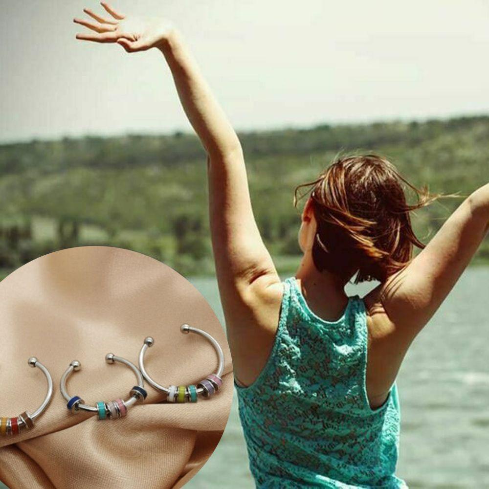 Moilyvn Nhẫn Con Quay Đồ Chơi Tráng Men Nhiều Màu Sắc Cho Nữ