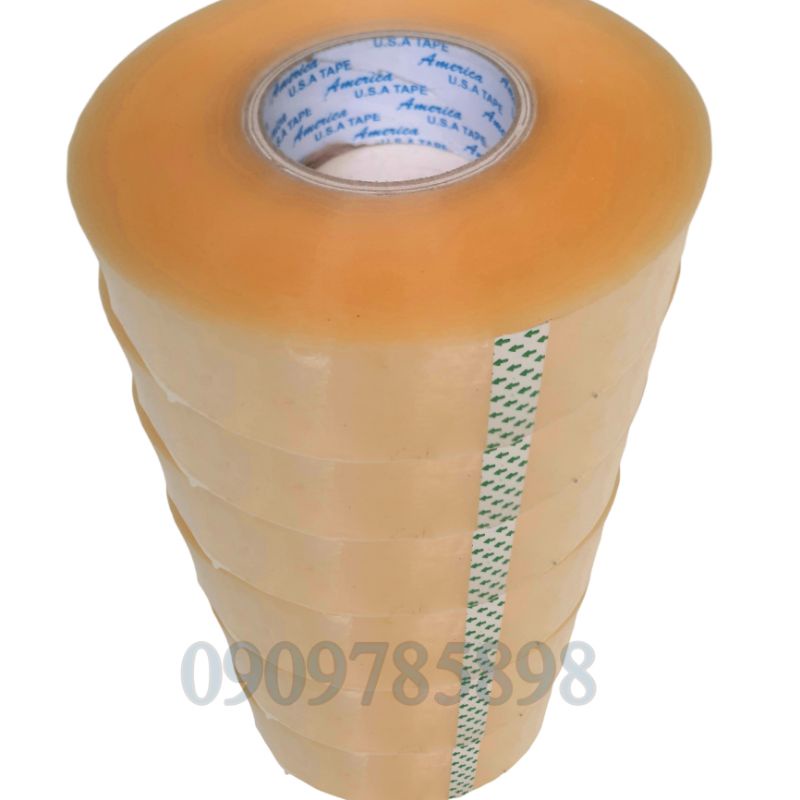 Băng keo, băng dính 1kg lõi mỏng, siêu to khổng lồ, xài hoài không hết