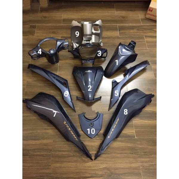 Dàn Áo Vision  Xanh Lam Chính Hãng Honda