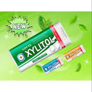 KẸO NGẬM KHÔNG ĐƯỜNG LOTTE XYLITOL HƯƠNG CAM BẠC HÀ/ LIME MINT