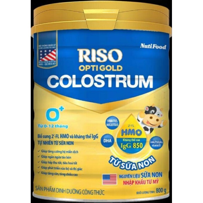 Sữa  Riso OptiGold Colostrum 0+ 900g