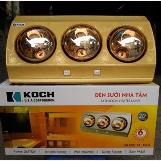 Đèn sưởi nhà tắm 3 bóng Koch