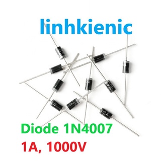 Diode 1n4007 chân cắm dip, 1a, 1000v