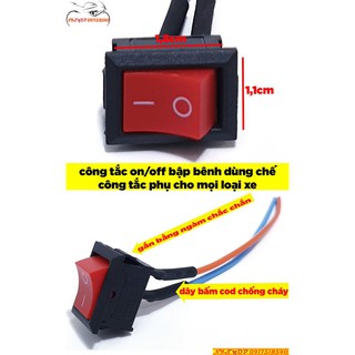 🍁  🛵BỘ NÚT CÔNG TẮC PHỤ CHẾ ĐIỆN CHO XE MÁY🛵 🍀  🍁