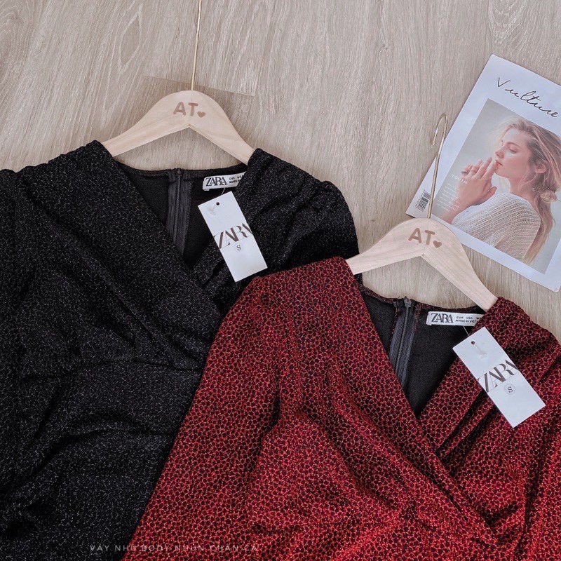 Váy Len Nhủ Nữ, Đầm Cổ Đắp Chéo Tay Dài Đuôi Cá 2 Lớp Vải Mềm Cực Êm Form Body Siêu Tôn Dáng. | BigBuy360 - bigbuy360.vn