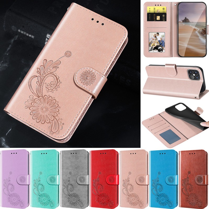Vỏ Bao Da Pu Điện Thoại Nắp Lật Kèm Ngăn Đựng Thẻ Khóa Nam Châm Cho Iphone Xr Xs Max 6 Plus 7 Plus 8 Plus Se2 2020 Ốp